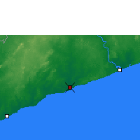Nearby Forecast Locations - San-Pédro - Carte