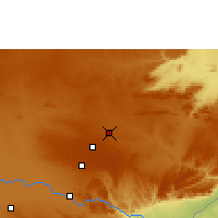 Nearby Forecast Locations - Lusaka - Carte