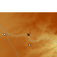 Nearby Forecast Locations - Livingstone - Carte