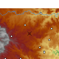 Nearby Forecast Locations - Mooi River - Carte
