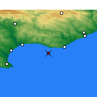 Nearby Forecast Locations - Bird Island - Carte