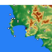 Nearby Forecast Locations - Strand - Carte