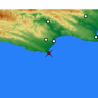 Nearby Forecast Locations - St Francis Bay - Carte