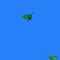 Nearby Forecast Locations - Île Saint-Paul - Carte