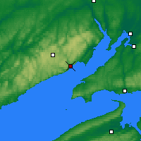 Nearby Forecast Locations - Fundy Park Cs - Carte
