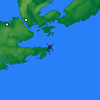 Nearby Forecast Locations - Hart Island - Carte