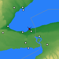 Nearby Forecast Locations - Port Weller - Carte