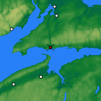 Nearby Forecast Locations - Parrsboro - Carte