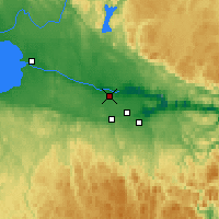 Nearby Forecast Locations - Jonquière - Carte