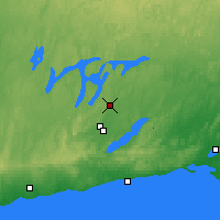 Nearby Forecast Locations - Peterborough Trent - Carte