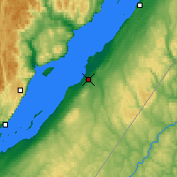 Nearby Forecast Locations - La Pocatière - Carte