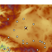 Nearby Forecast Locations - Edwards - Carte