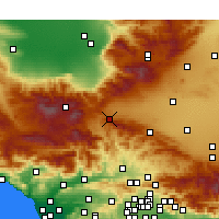 Nearby Forecast Locations - Sandberg - Carte