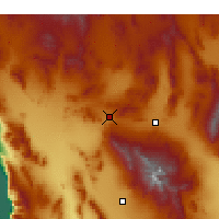 Nearby Forecast Locations - Mercury - Carte