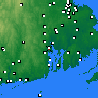 Nearby Forecast Locations - Providence - Carte