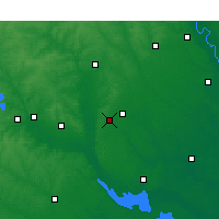 Nearby Forecast Locations - Cherryvale - Carte