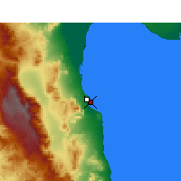 Nearby Forecast Locations - San Felipe - Carte