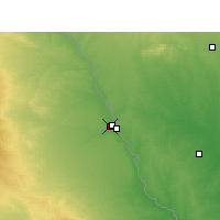 Nearby Forecast Locations - Piedras Negras - Carte