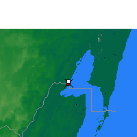 Nearby Forecast Locations - Chetumal - Carte