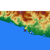 Nearby Forecast Locations - Acapulco - Carte