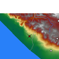 Nearby Forecast Locations - Tapachula - Carte