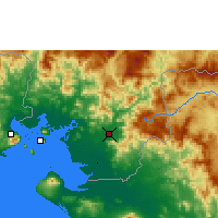 Nearby Forecast Locations - Choluteca - Carte