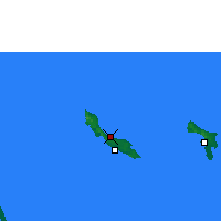 Nearby Forecast Locations - Curaçao - Carte