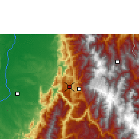 Nearby Forecast Locations - Bucaramanga - Carte
