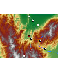 Nearby Forecast Locations - Cúcuta - Carte