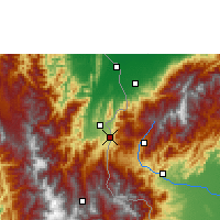 Nearby Forecast Locations - San Antonio del Táchira - Carte