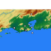 Nearby Forecast Locations - Jacarepaguá - Carte