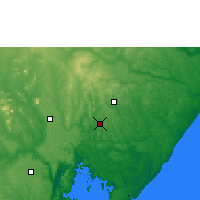 Nearby Forecast Locations - Alagoinhas - Carte