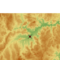 Nearby Forecast Locations - Araçuaí - Carte