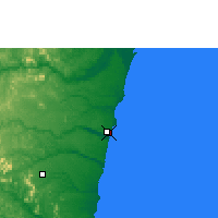 Nearby Forecast Locations - Porto Seguro - Carte