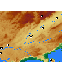 Nearby Forecast Locations - São José dos Campos - Carte