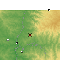 Nearby Forecast Locations - São Miguel do Iguaçu - Carte
