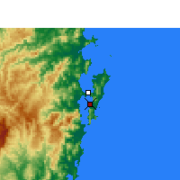Nearby Forecast Locations - Florianópolis - Carte
