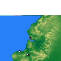 Nearby Forecast Locations - Bahía de Caráquez - Carte