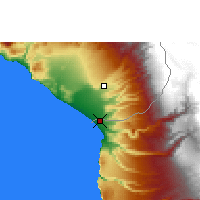 Nearby Forecast Locations - Arica - Carte