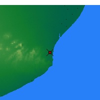 Nearby Forecast Locations - Mar del Plata - Carte