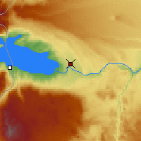 Nearby Forecast Locations - Perito Moreno - Carte