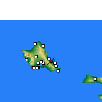 Nearby Forecast Locations - Kaneohe - Carte