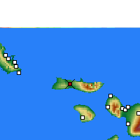 Nearby Forecast Locations - Molokai - Carte