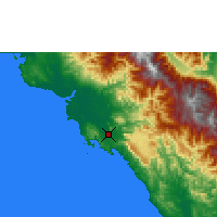 Nearby Forecast Locations - Port Moresby - Carte