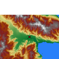 Nearby Forecast Locations - Nadzab - Carte