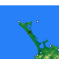 Nearby Forecast Locations - Te Kao - Carte