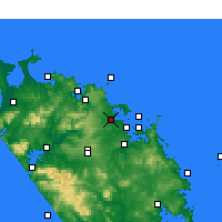 Nearby Forecast Locations - Kerikeri - Carte