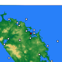Nearby Forecast Locations - Paihia - Carte