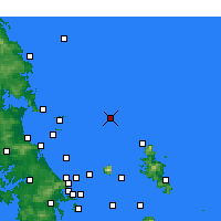 Nearby Forecast Locations - Mokohinau - Carte