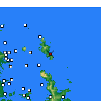 Nearby Forecast Locations - Île de la Grande Barrière - Carte